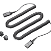 Plantronics 40711-01 Lightweight QD to QD Coil Cable for M12 A20