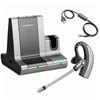 Plantronics WO201 EHS Bundle Savi Office MOC Wireless Headset w/ Electronic Hookswitch Cable