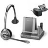 Plantronics WO300 HL10 Bundle Savi Office  Over-the-Head Monaural Wireless UC Headset System w/ HL10 Lifter