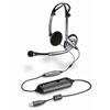 AUDIO 400 DSP | .Audio 400 DSP Foldable USB Headset W/ Audio Control Software, Digital Enhanced Sound, Two Ear Stereo Sound, And a Adjustable Mic | Plantronics | DSP400, 76921-01, DSP, AUDIO 400, 76921-11