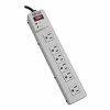 Tripp Lite Surge Protector Power Strip 120V Right Angle 6 Outlet Metal 6' Cord