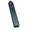 Tripp Lite Surge Protector Power Strip 120V 6 Outlet 6' Cord 790 Joule Black