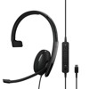 EPOS Double-sided headset, wired USB-C, USB-C to A adaptor
