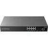 Grandstream Enterprise Layer 2+ Managed  PoE Network Switch, 8 x GigE, 2 x SFP