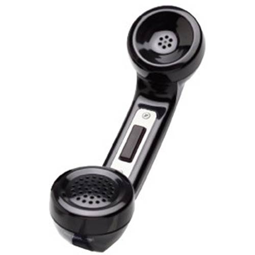 Clarity 150279-001 /Walker PTM-500M-00 Push To Mute Unamplified Telephone Handset - Black