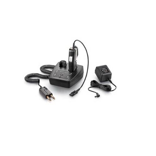 Plantronics Push-To-Talk Headset Base Unit for Intercom Systems - 25 ft Cord