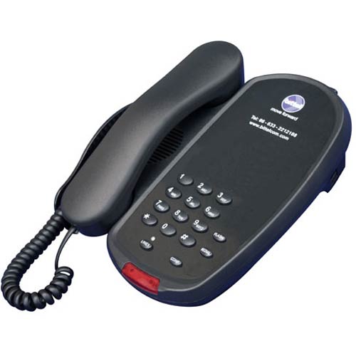 Bittel 58B B Black Single Line Hospitality Phone