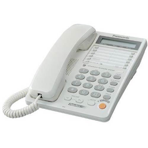 Panasonic 2-Line Corded w/ Speakerphone and LCD (White)