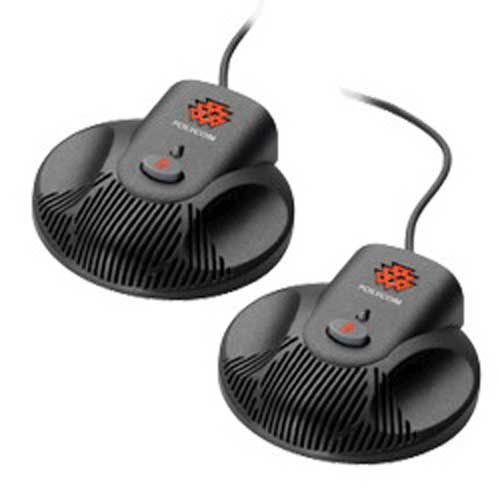 2200-16155-001 |  Soundstation2 Extension Mics | Polycom | Two Mic Pods for Wired Soundstation2