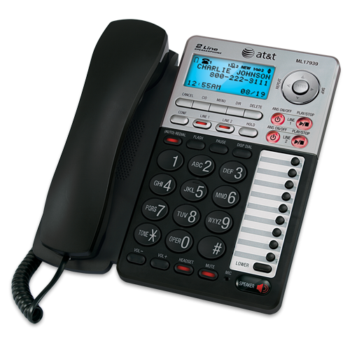 AT&T 2-Line Speakerphone w/ Caller ID and Waiting