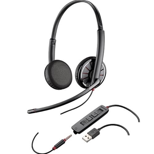 Plantronics Blackwire C325.1 Stereo Headset USB & 3.5mm