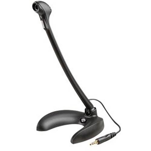 .AUDIO PC MICROPHONE | Plantronics Audio PC Microphone W/ a Mute Switch, Weighted Base, Monitor Mount, And A Noise Canceling Mic | Plantronics | PC Microphone, Audio PC, 76799-01, 71009-01