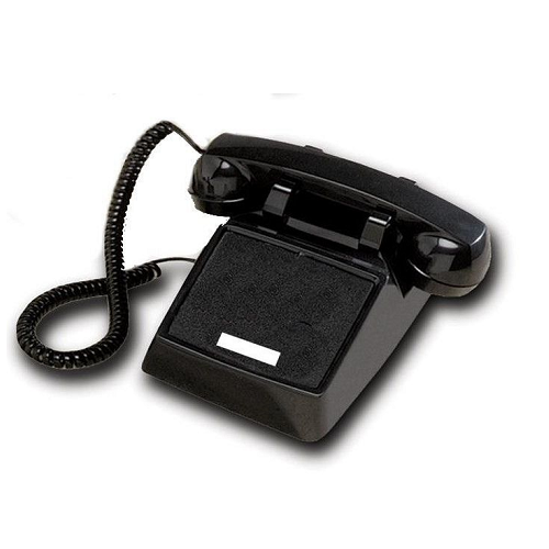 Cortelco No Dial 2500 Desk Telephone - Black