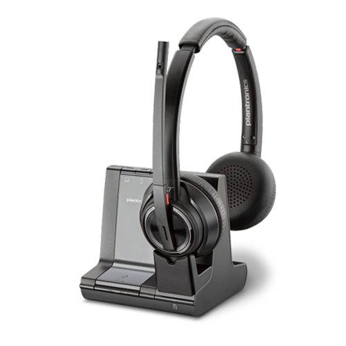 Plantronics Savi 8220 Wireless Headset | Effortlessly manage PC, mobile and desk phone calls, with enterprise-grade DECT audio.