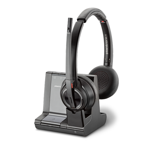 Plantronics Savi 8220-M Wireless Headset | Effortlessly manage PC, mobile and desk phone calls, with enterprise-grade DECT audio