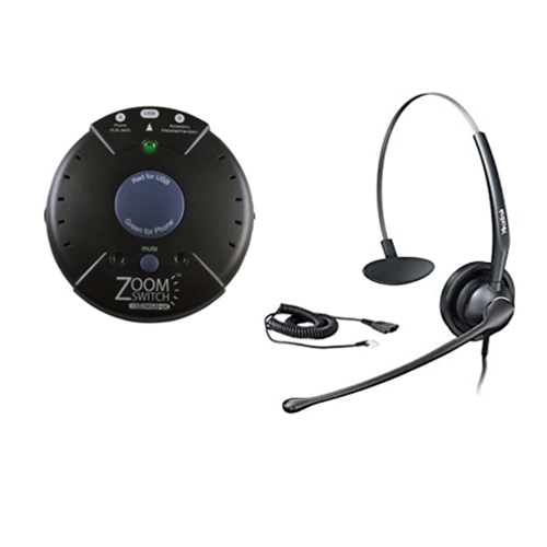 Zoomswitch ZMS20-UC & Yealink YHS33 Bundle