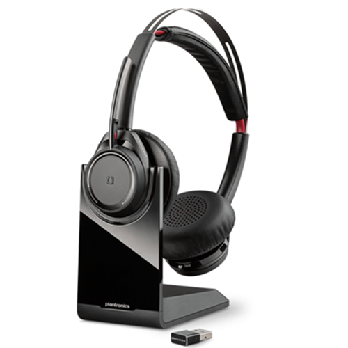 HP Poly Voyager Focus B825-M UC Microsoft Teams Certified Headset +Charging Stand