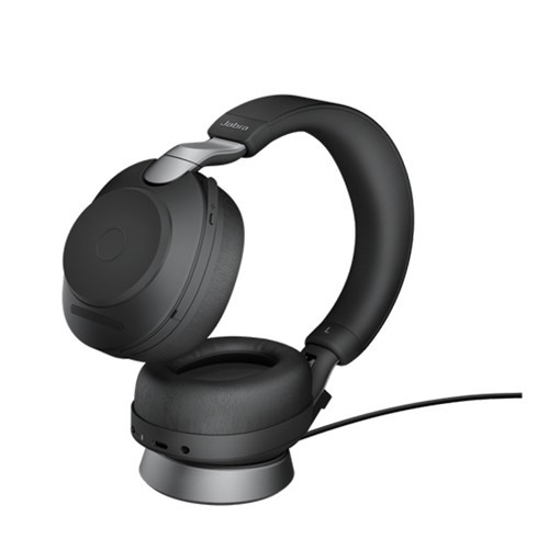 Jabra Evolve2 85 Wireless Headset Link 380a MS Stereo Stand - Black