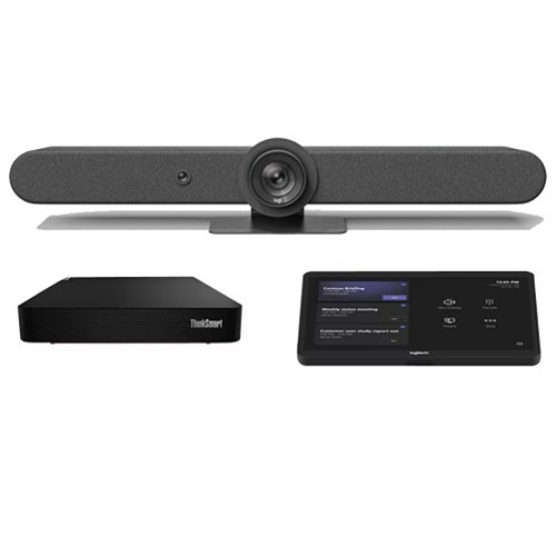 Medium Room - Logitech Rally Bar with Tap Controller and Bar Wall Mount (Windows)