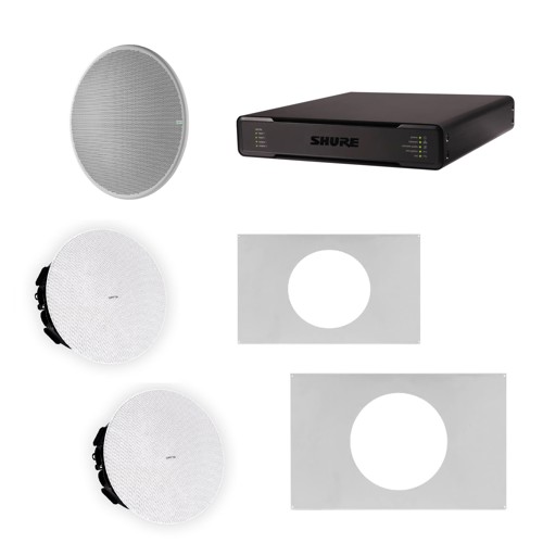 Shure MXA920AL-R + P300-IMX + MXN5W-C + Tile Bridge