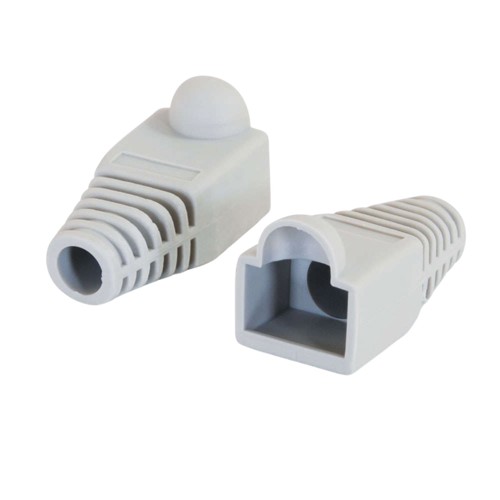 Liberty LAN/RJ45 Snag Free Connector Strain Relief Boots for Large Cable Bag - 50-Pc, Off-white
