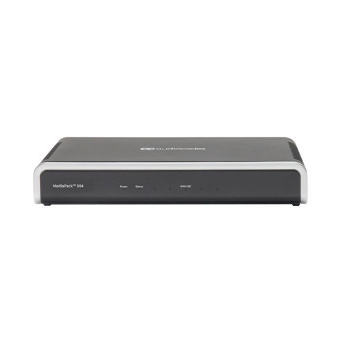 AudioCodes MediaPack Analog VoIP Gateway TAA (MP504/2S/SIP/TAA), Black