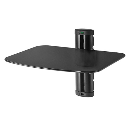 Peerless Single AV Wall Shelf w/Glass