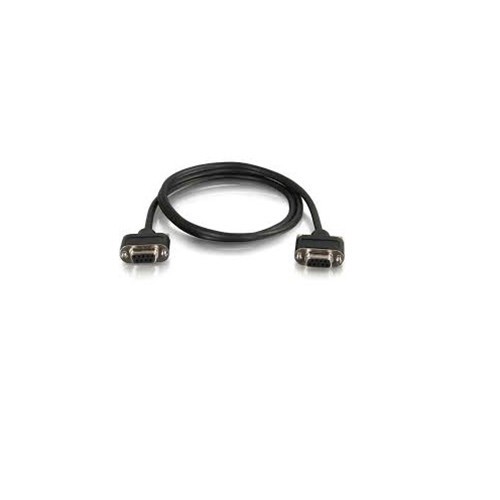 C2G 3ft CMG-Rated DB9 Low Profile Null Modem M-M