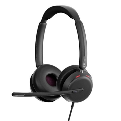 EPOS Double-sided headset, wired USB-C, USB-C to A adaptor