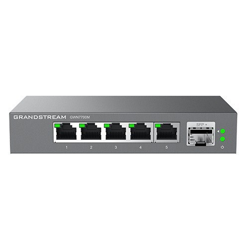 Grandstream Unmanaged 2.5 Multi-Gigabit Switch, 5 x 2.5 GigE, 1 x SFP+